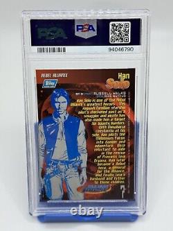 Vintage 1996 Star Wars Finest #7 Han Solo PSA 10 GEM MT