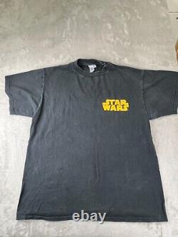 Vintage 1996 Star Wars Slave Princess Leia Jabba the Hutt Shirt L Carrie Fisher