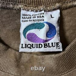 Vintage 1997 Liquid Blue Star Wars Chewbacca Tie Dye Shirt Large USA Made RARE