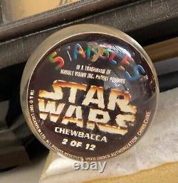 Vintage 1997 STAR WARS STARBLES Lucite Marble CHEWBACCA 2 of 12
