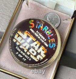 Vintage 1997 STAR WARS STARBLES Lucite Marble CHEWBACCA 2 of 12