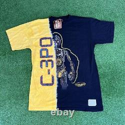 Vintage 1999 Star Wars C3PO Tie Dye Deadstock T-Shirt Size Large