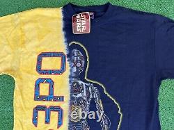 Vintage 1999 Star Wars C3PO Tie Dye Deadstock T-Shirt Size Large