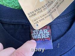 Vintage 1999 Star Wars C3PO Tie Dye Deadstock T-Shirt Size Large