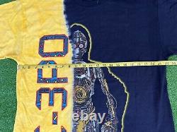 Vintage 1999 Star Wars C3PO Tie Dye Deadstock T-Shirt Size Large