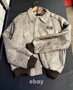 Vintage 1999 Star Wars Episode 1 Naboo Fighter Jacket Tags Limited Edition XL