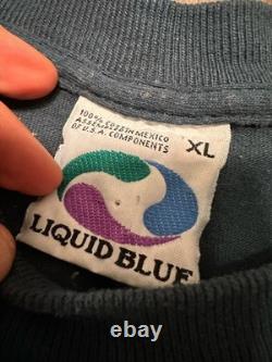 Vintage 1999 Star Wars Phantom Menace Liquid Blue Shirt Size XL Episode 1