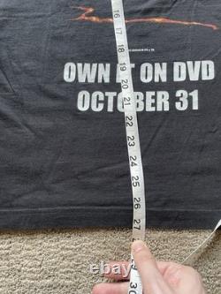 Vintage 2005 Star Wars Episode 3 Revenge Of The Sith DVD Promo T-shirt Size L