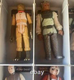 Vintage 24 Star Wars Figures & Kenner 1977 Carrying Case READ DESCRIPTION