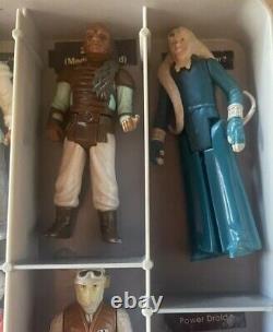 Vintage 24 Star Wars Figures & Kenner 1977 Carrying Case READ DESCRIPTION