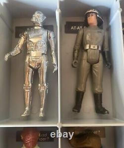 Vintage 24 Star Wars Figures & Kenner 1977 Carrying Case READ DESCRIPTION