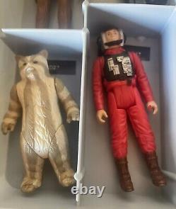 Vintage 24 Star Wars Figures & Kenner 1977 Carrying Case READ DESCRIPTION