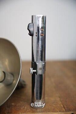 Vintage 3 Cell Camera Flash Chrome Handle Star Wars Light Saber Luke Skywalker