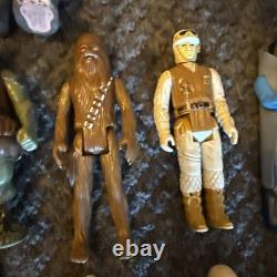 Vintage 70s 80s Kenner Star Wars 18 Figure Lot