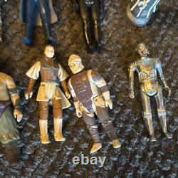 Vintage 70s 80s Kenner Star Wars 18 Figure Lot