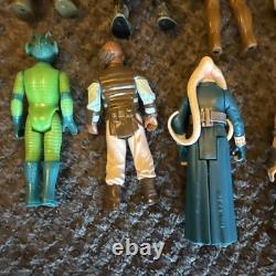 Vintage 70s 80s Kenner Star Wars 18 Figure Lot