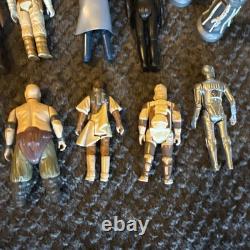 Vintage 70s 80s Kenner Star Wars 18 Figure Lot