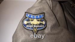 Vintage 90's STAR WARS Episode I Jacket leather pilot Naboo Bravo Pepsi logo