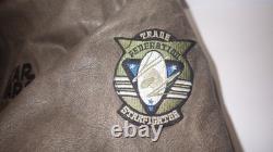 Vintage 90's STAR WARS Episode I Jacket leather pilot Naboo Bravo Pepsi logo