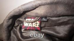 Vintage 90's STAR WARS Episode I Jacket leather pilot Naboo Bravo Pepsi logo