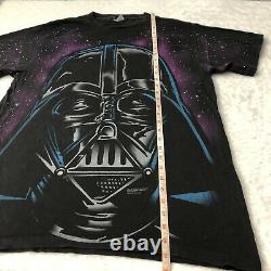 Vintage 90's Star Wars Darth Vader Shirt Sz Large Single Stitch