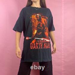 Vintage 90's Star Wars Episode 1 Darth Maul 2 Side Tshirt Size X Large