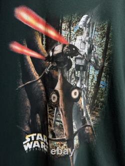 Vintage 90's Star Wars Movie T-Shirt Vtg Droids Tee Size Large