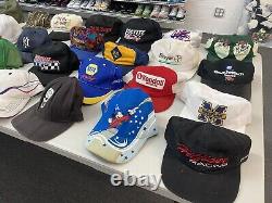 Vintage 90s Hat Lot (67) Trucker, Star Wars, Movie Promo, Sports, Steve Austin