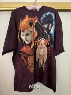 Vintage 90s Liquid Blue Star Wars Queen Amidala T-Shirt XL NWT