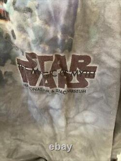Vintage 90s Myth Magic Air Space Star Wars Boba Fett Mandalorian T Shirt XXL