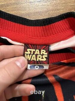 Vintage 90s Star Wars Episode 1 Darth Maul Tie Dye Graphic Jersey Medium AOP