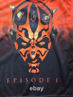 Vintage 90s Star Wars Episode 1 Darth Maul Tie Dye Graphic Jersey Medium AOP