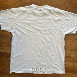 Vintage 90s Star Wars Princess Leia Stipple Art Print T-Shirt Men's L