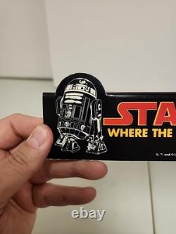 Vintage Bantam Books Star Wars R2-D2 Shelf Talker Rare