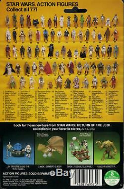 Vintage Boba Fett ROTJ Return of the Jedi MOC action figure RARE AFA worthy