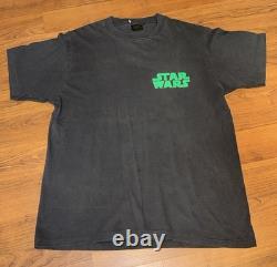 Vintage Boba Fett Star Wars T-Shirt Size Mens Large 1996 90s Lucasfilm