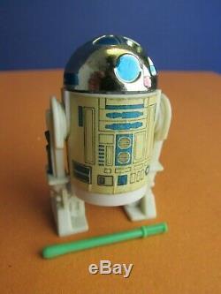 Vintage COMPLETE LAST 17 star wars R2-D2 pop up lightsaber ACTION FIGURE kenner