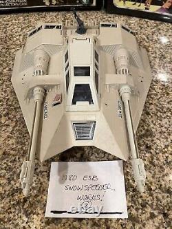 Vintage Esb Star Wars Snowspeeder 1980 Kenner Works! 100% Complete & Video #2