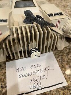 Vintage Esb Star Wars Snowspeeder 1980 Kenner Works! 100% Complete & Video #2