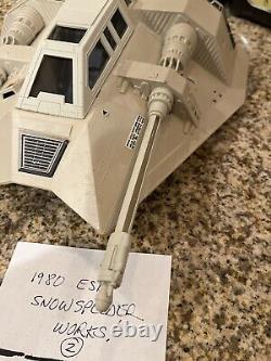 Vintage Esb Star Wars Snowspeeder 1980 Kenner Works! 100% Complete & Video #2