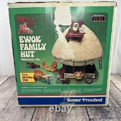 Vintage Ewok Family Hut Star Wars Kenner Preschool Return of the Jedi With Box