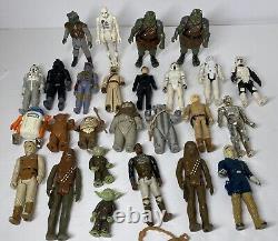 Vintage Ewok Village & 26 Star Wars Figures