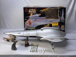 Vintage Hasbro Star Wars Episode 1 Naboo Royal Starship Electronic w Box 1999