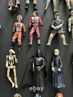 Vintage Hasbro Star Wars Lot Of 48 Action Figures
