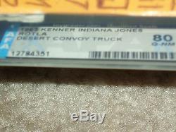 Vintage INDIANA JONES KENNER 1982 AFA 80 DESERT CONVOY TRUCK ROTLA MIB BOXED COA