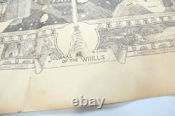 Vintage Journal Of The Whills by G. Lucas Star Wars Collectible Print 18 x 24