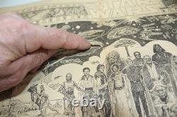 Vintage Journal Of The Whills by G. Lucas Star Wars Collectible Print 18 x 24