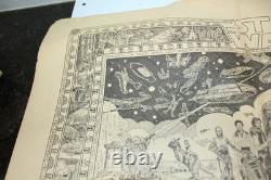 Vintage Journal Of The Whills by G. Lucas Star Wars Collectible Print 18 x 24