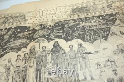 Vintage Journal Of The Whills by G. Lucas Star Wars Collectible Print 18 x 24