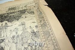 Vintage Journal Of The Whills by G. Lucas Star Wars Collectible Print 18 x 24